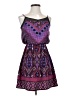 Express Paisley Purple Casual Dress Size XS - photo 1