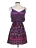 Express Paisley Purple Casual Dress Size XS - photo 2