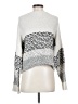 Saltwater LUXE Color Block Silver Pullover Sweater Size S - photo 2