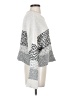 Saltwater LUXE Color Block Silver Pullover Sweater Size S - photo 4