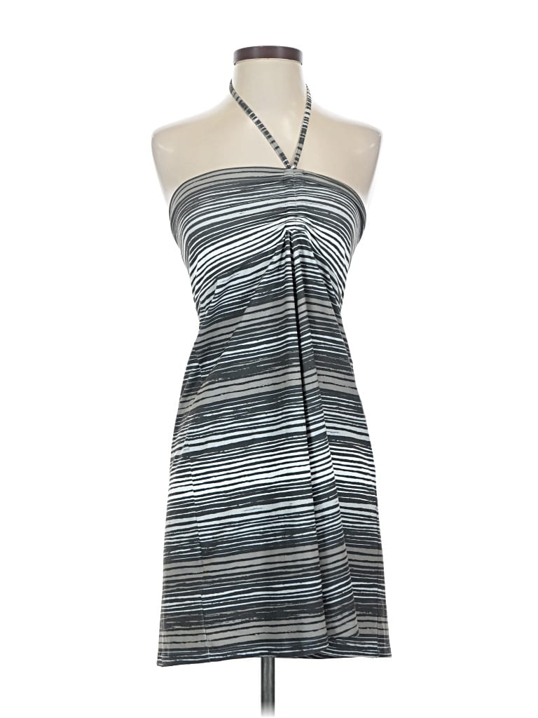 Pre-owned Eddie Bauer Casual Dress In Silver