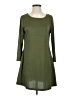 Assorted Brands Solid Green Casual Dress Size S - photo 1