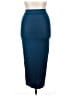 Assorted Brands Solid Blue Casual Skirt Size XL - photo 1
