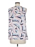 Noir Blue Sleeveless Blouse Size M - photo 2