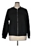 Unbranded Solid Black Track Jacket Size 1XL - photo 1