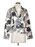 Assorted Brands 100% Rayon Print Ivory Black Blazer Size S - photo 1
