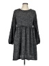 Assorted Brands Tweed Gray Casual Dress Size L - photo 1