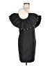 SIMONETT Black Cocktail Dress Size L - photo 4