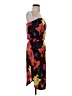 Veronica M. 100% Polyester Floral Black Cocktail Dress Size S - photo 4