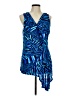 Rafaella 100% Rayon Blue Cocktail Dress Size M - photo 1