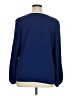 Como Blu 100% Polyester Blue Long Sleeve Blouse Size XL - photo 2