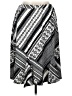 NY Collection Print Gray Casual Skirt Size 1X - photo 1
