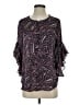 Vince Camuto 100% Polyester Paisley Purple 3/4 Sleeve Blouse Size S - photo 1