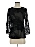 Reiss 100% Polyester Black 3/4 Sleeve Blouse Size 0 - photo 1