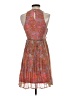 H&M 100% Polyester Paisley Brown Cocktail Dress Size 4 - photo 2