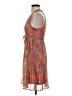 H&M 100% Polyester Paisley Brown Cocktail Dress Size 4 - photo 5