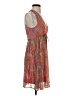 H&M 100% Polyester Paisley Brown Cocktail Dress Size 4 - photo 4