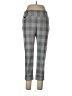 Lisette Plaid Gray Casual Pants Size L - photo 1