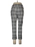 Lisette Plaid Gray Casual Pants Size L - photo 2