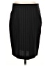 Theory Stripes Black Wool Skirt Size 2 - photo 1