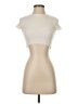 Bershka Ivory Short Sleeve Turtleneck Size XS - photo 1