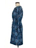Ann Taylor LOFT Paisley Blue Cocktail Dress Size M - photo 5