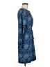 Ann Taylor LOFT Paisley Blue Cocktail Dress Size M - photo 4