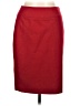Madeleine Solid Red Wool Skirt Size 12 - photo 1