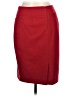 Madeleine Solid Red Wool Skirt Size 12 - photo 2