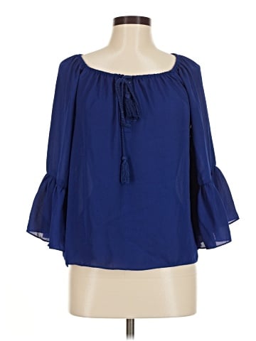 My Michelle 3/4 Sleeve Blouse (view 1)