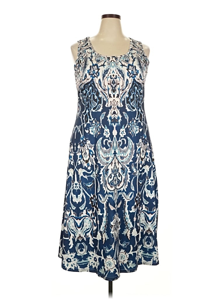 Pre-owned Unbranded Cocktail Dress In Blue