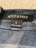 Hers & Mine Gray 3/4 Sleeve Blouse Size S - photo 7