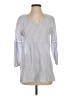 August Silk Blue 3/4 Sleeve Blouse Size S - photo 1