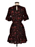 Influence 100% Polyester Hearts Black Casual Dress Size 8 - photo 2