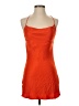 Zara 100% Polyester Orange Sleeveless Top Size S - photo 1
