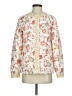 LOGO by Lori Goldstein Floral Ivory Long Sleeve Blouse Size XXS - photo 1