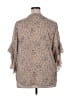 Vince Camuto 100% Polyester Tan 3/4 Sleeve Blouse Size 2X - photo 2
