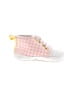 Duck Duck Goose Checkered-gingham Pink Booties Size 6-9 mo (baby) - photo 1