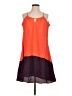 Olive and Oak 100% Polyester Color Block Orange Casual Dress Size XS - photo 1