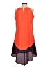 Olive and Oak 100% Polyester Color Block Orange Casual Dress Size XS - photo 2