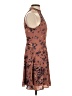 Express Outlet 100% Polyester Floral Brown Cocktail Dress Size 0 - photo 4