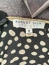 August Silk 100% Polyester Gold Long Sleeve T-Shirt Size M - photo 7