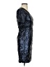 Francesca's 100% Polyester Paisley Blue Cocktail Dress Size XS - photo 4