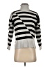 M Magaschoni Stripes Gray Pullover Sweater Size S - photo 1