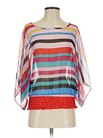 Chris & Carol 3/4 Sleeve Blouse (view 1)