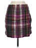 Samsoe Samsoe Plaid Purple Pink Casual Skirt Size S - photo 2