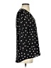 Express Outlet Polka Dots Black 3/4 Sleeve Blouse Size S - photo 4