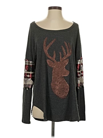 Pink Owl Long Sleeve T-Shirt (view 1)