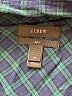 J.Crew Argyle Teal Long Sleeve Button-Down Shirt Size 4 - photo 7