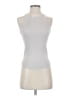 MIOU MUSE Silver Sleeveless Top Size S - photo 1